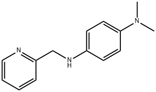 N1,N1-二甲基-N4-[(吡啶-2-基)甲基]苯-1,4-二胺, 52688-60-5, 结构式