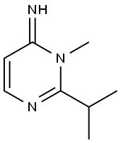 4(3H)-Pyrimidinimine,3-methyl-2-(1-methylethyl)-(9CI) 结构式