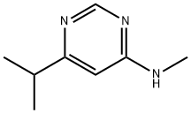 4-Pyrimidinamine,N-methyl-6-(1-methylethyl)-(9CI) 化学構造式