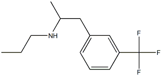 α-Methyl-N-propyl-3-(trifluoromethyl)benzeneethanamine, 52777-74-9, 结构式