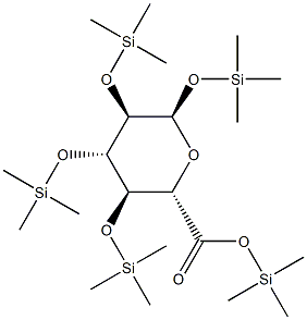 1-O,2-O,3-O,4-O-Tetrakis(trimethylsilyl)-α-D-glucopyranuronic acid trimethylsilyl ester|