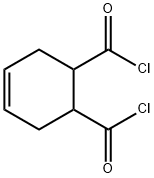 4-Cyclohexene-1,2-dicarbonyl dichloride (9CI) 化学構造式