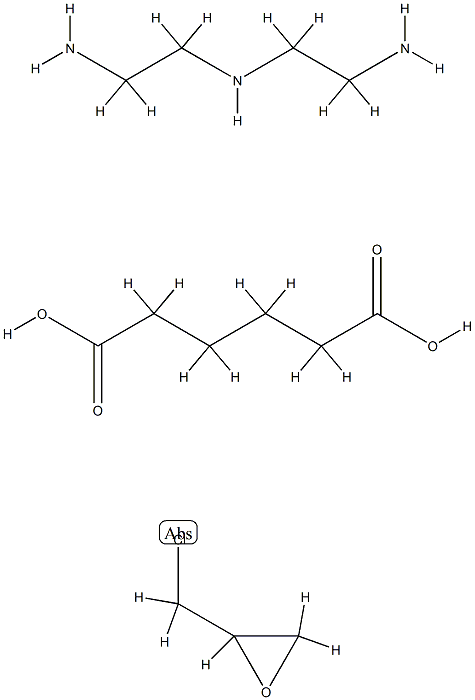 ADIPIC ACID/EPOXYPROPYL DIETHYLENETRIAMINE COPOLYMER Struktur