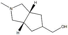 Cyclopenta[c]pyrrole-5-methanol, octahydro-2-methyl-, (3a-alpha-,5-ba-,6a-alpha-)- (9CI) 结构式