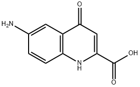 2-Quinolinecarboxylicacid,6-amino-1,4-dihydro-4-oxo-(9CI) Structure