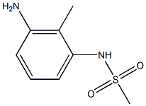 N-(3-amino-2-methylphenyl)methanesulfonamide Struktur
