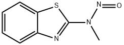 2-Benzothiazolamine,N-methyl-N-nitroso-(9CI) 化学構造式