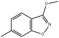 1,2-Benzisoxazole,3-methoxy-6-methyl-(9CI) Struktur