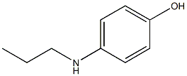 4-(propylamino)phenol Struktur