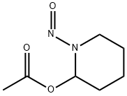 alpha-acetoxy-N-nitrosopiperidine Struktur