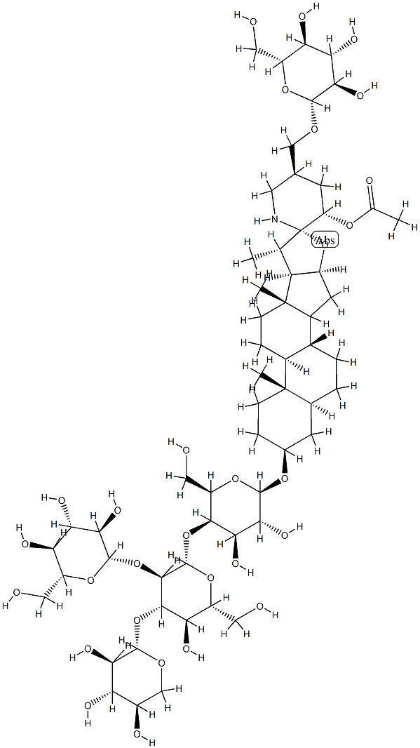 番茄皂苷 A, 532387-86-3, 结构式