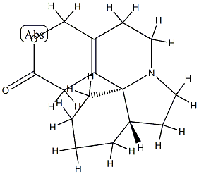 14,15,17-トリヒドロ-16-オキサエリトリナン-15-オン 化学構造式