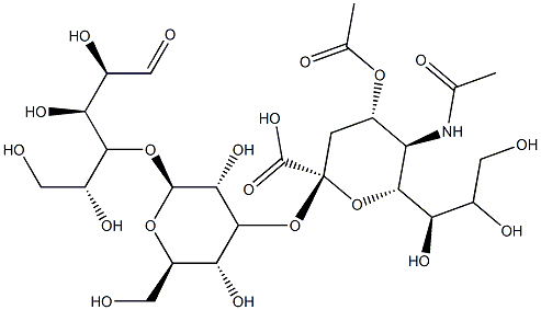 4-O-acetyl-alpha-N-acetylneuraminyl-(2-3)-lactose|