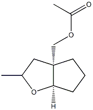 3aH-Cyclopenta[b]furan-3a-methanol,hexahydro-2-methyl-,acetate,(3aR,6aR)-rel-(9CI),532934-76-2,结构式