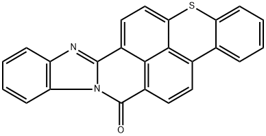 7H-benzimidazo[2,1-a]benzo[3,4][2]benzothiopyrano[7,8,1-def]isoquinolin-7-one Structure