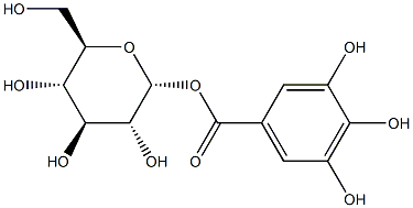 a-Glucogallin Structure