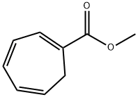 1,3,5-Cycloheptatriene-1-carboxylicacid,methylester(6CI,9CI) Structure