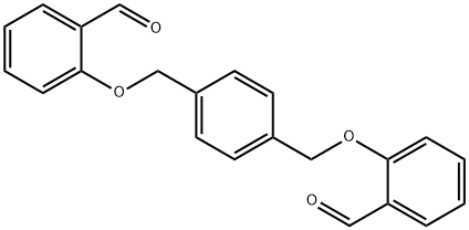 1,4-Phenylenbis(methylenoxy-2-benzaldehyde) Struktur