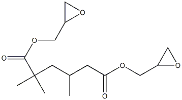 bis(oxiranylmethyl) 2,2,4(or 2,4,4)-trimethyladipate,53445-36-6,结构式