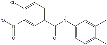 4-chloro-N-(3,4-dimethylphenyl)-3-nitrobenzamide|4-chloro-N-(3,4-dimethylphenyl)-3-nitrobenzamide