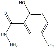 5-amino-2-hydroxybenzohydrazide Structure