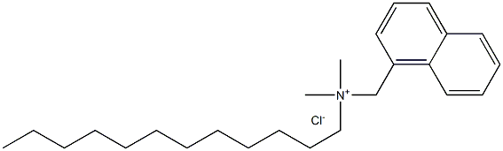 Alkyl(C12-C14) dimethyl-1-naphthylmethyl ammonium chloride Structure