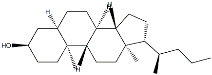 5β-Cholan-3α-ol Structure