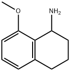 1-Naphthalenamine,1,2,3,4-tetrahydro-8-methoxy-(9CI) 化学構造式
