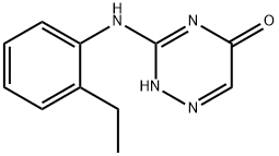 1,2,4-Triazin-5(2H)-one,3-[(2-ethylphenyl)amino]-(9CI) Struktur