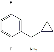 cyclopropyl(2,5-difluorophenyl)methanamine 化学構造式