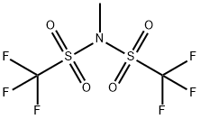 N-Methyl-bis(trifluoromethanesulfonimide) Struktur