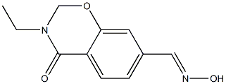 2H-1,3-Benzoxazine-7-carboxaldehyde,3-ethyl-3,4-dihydro-4-oxo-,7-oxime(9CI),537035-40-8,结构式