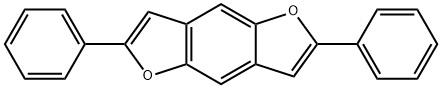 2,6-二苯基苯并[1,2-B:4,5-B']二呋喃,5379-77-1,结构式