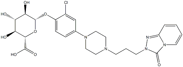 4-羟基曲唑酮葡糖苷酸,53818-11-4,结构式