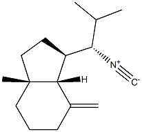 (1R,7aR)-オクタヒドロ-1-[(S)-1-イソシアノ-2-メチルプロピル]-3aα-メチル-7-メチレン-1H-インデン 化学構造式