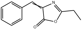 5(4H)-Oxazolone,2-ethyl-4-(phenylmethylene)-(9CI) 化学構造式