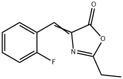 5(4H)-Oxazolone,2-ethyl-4-[(2-fluorophenyl)methylene]-(9CI) Structure
