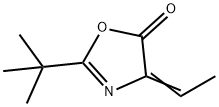5(4H)-Oxazolone,2-(1,1-dimethylethyl)-4-ethylidene-(9CI) Struktur