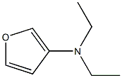 3-Furanamine,N,N-diethyl-(9CI) Structure