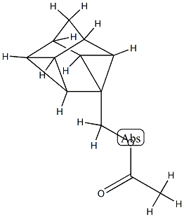 1,2-Methanodicyclopropa[cd,gh]pentalene-2c(1H)-methanol,hexahydro-,acetate(9CI) 化学構造式