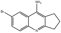 2,3-Dihydro-7-bromo-1H-cyclopenta[b]quinolin-9-amine Struktur