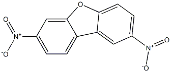 2,7-DINITRODIBENZOFURAN 化学構造式