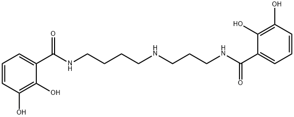 N(1),N(8)-bis(2,3-dihydroxybenzoyl)spermidine,54135-84-1,结构式