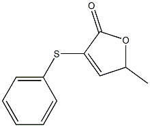 5-methyl-3-(phenylsulfanyl)-2(5H)-furanone Struktur