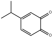 3,5-Cyclohexadiene-1,2-dione,4-(1-methylethyl)-(9CI) Structure