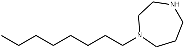 1-octyl-1,4-diazepane, 54256-47-2, 结构式