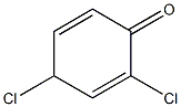 2,5-Cyclohexadien-1-one,2,4-dichloro-(9CI) Structure
