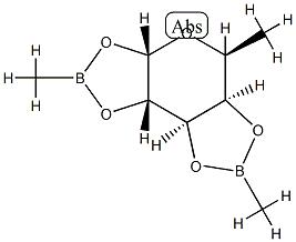 54400-95-2 1-O,2-O:3-O,4-O-Bis(methylboranediyl)-6-deoxy-α-L-galactopyranose