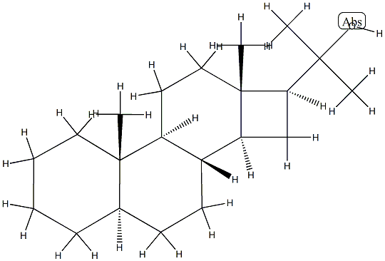 20-メチル-D(15)-ノル-5α-プレグナン-20-オール 化学構造式