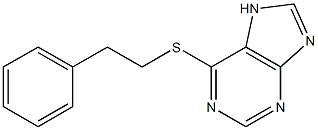 6-[(2-phenylethyl)sulfanyl]-9H-purine|